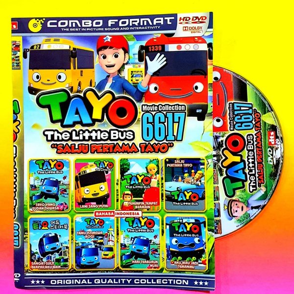 KASET FILM ANAK ANAK VIDEO KARTUN TAYO KUALITAS OKE