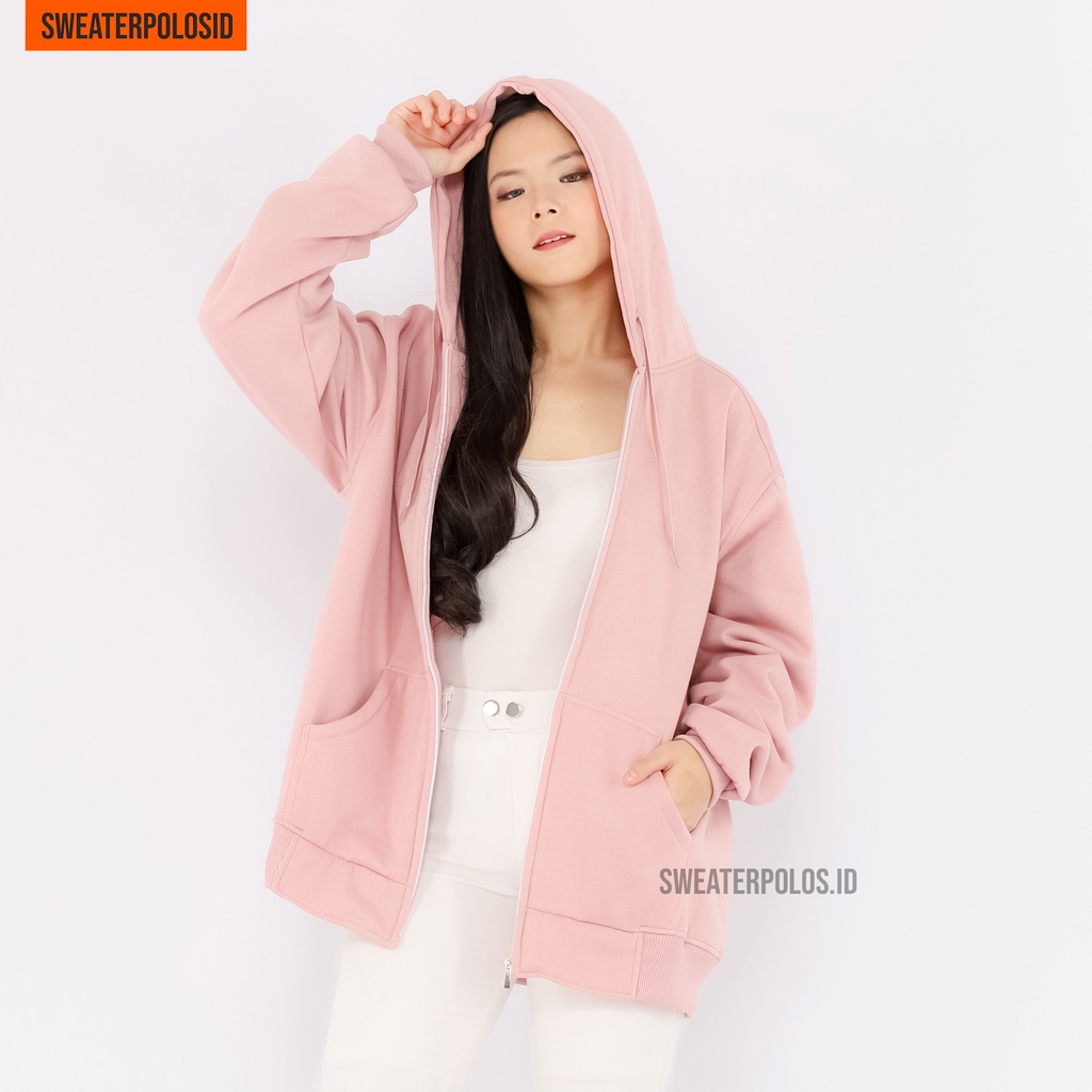 SWEATERPOLOSID  Hoodie Zipper Size M - XXL ( Pria & Wanita ) (Polos)-6