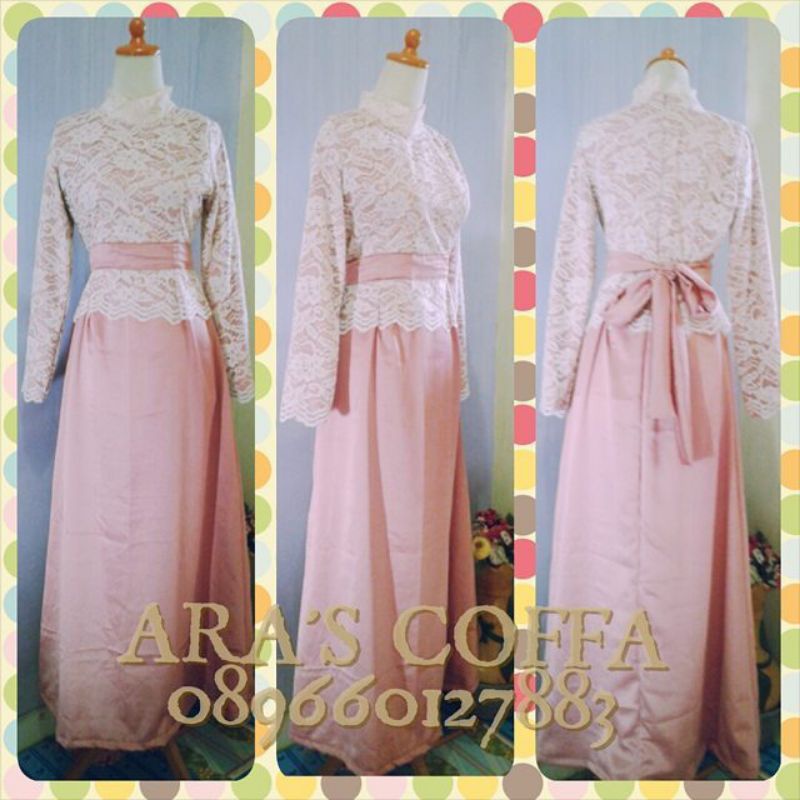 Kebaya Brukat / Kebaya wisuda / Semi Kebaya by Ara's Coffa