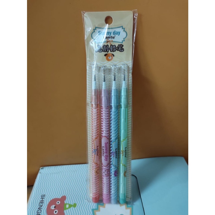 

Pensil susun lantu set isi 4 pc