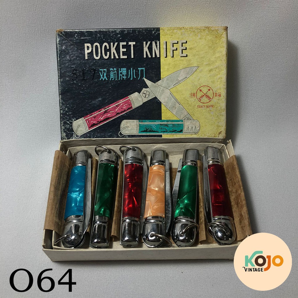 Pisau Saku Kecil Pisau Lipat Pocket Knife Mini Jadul Vintage Kuno Antik