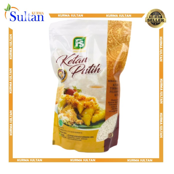 

KETAN-BERAS- FOOD STATION || BERAS KETAN PUTIH 1KG -BERAS-KETAN.