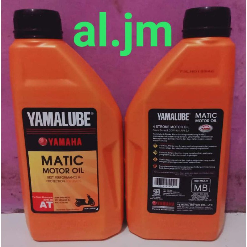 original oli mesin Yamaha Yamalube matic