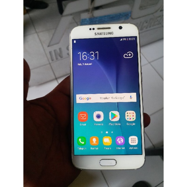Samsung Galaxy S6 Flat 3/32gb Second Garansi