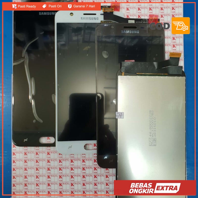 LCD  TOUCHSCREEN SAMSUNG GALAXY J7 PRIME 2 2018 G611 ORIGINAL - Putih