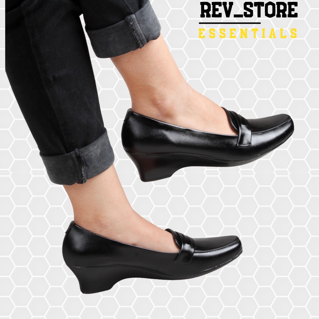 ☀ REV STORE ☀ Sepatu Formal Wanita - Sepatu Pantofel Wanita - Sepatu Kerja kantor kuliah sekolah