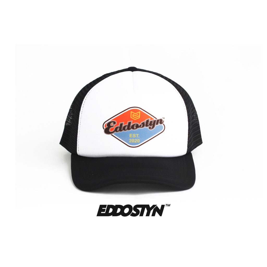 Eddostyn Topi Trucker Jaring Original Distro Pria Dewasa