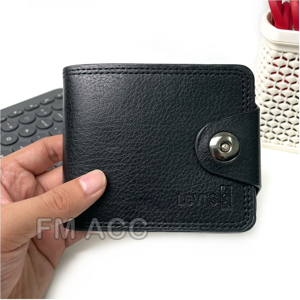 Dompet Pria Kancing 501 Keren Murah( RAMDOM MERK ) / Dompet Kulit / Dompet Murah / Dompet Keren / Dompet IMPORT / Dompet Kartu Terbaru 2022-Variasi Warna