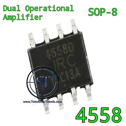 JRC 4558 NJM4558D JRC4558D 4558 SMD 4558D Operational Amplifier