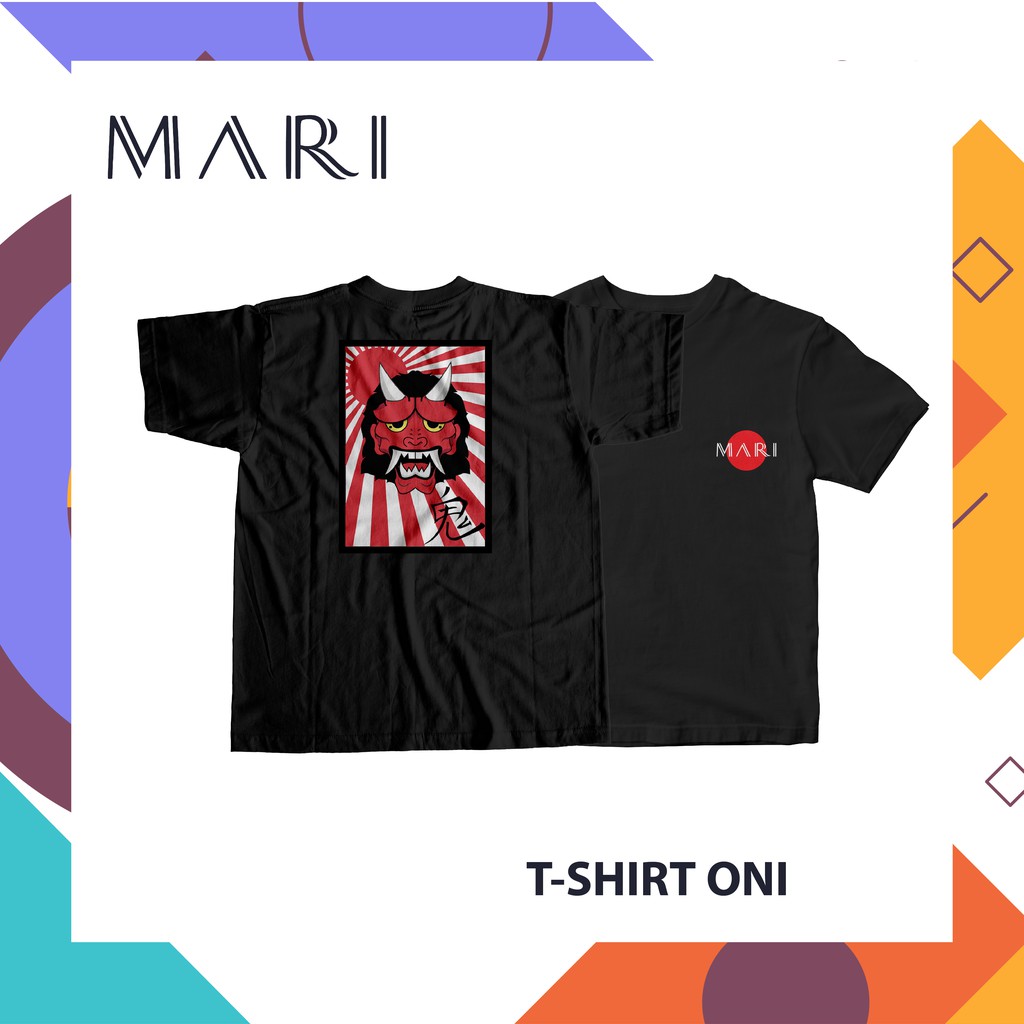 Mari T-shirt Design Oni | Kaos Mari Desain Oni