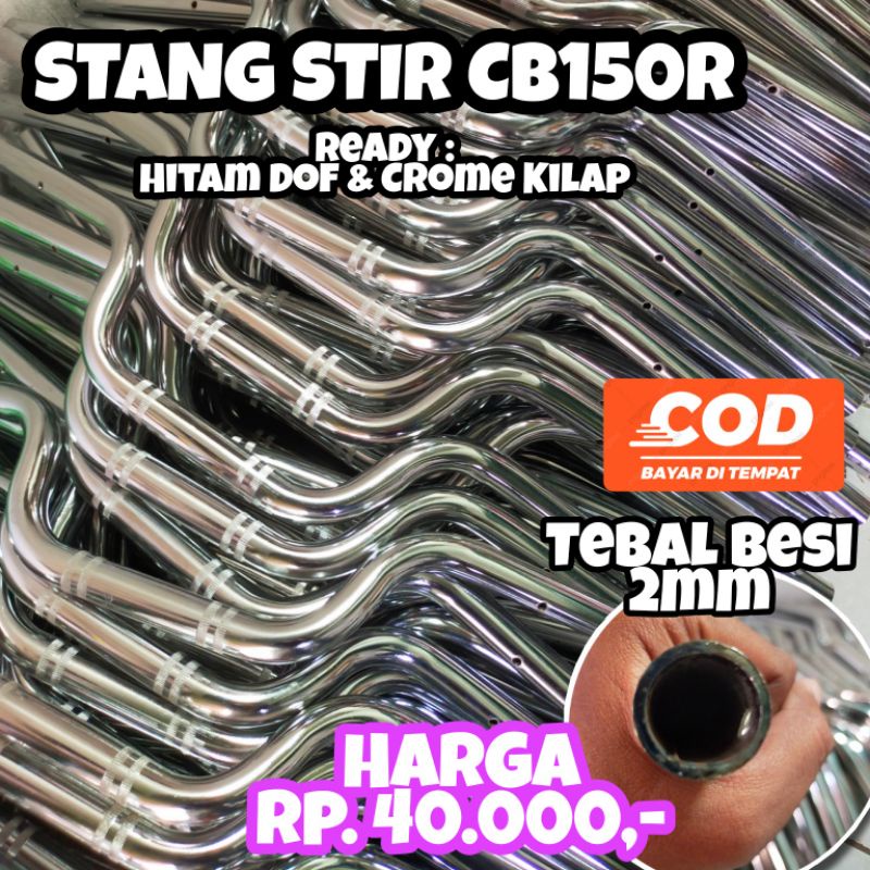 Stang Stir Fatbar Variasi Motor Cb150r New Pnp Versa Gl Pro Max Mp MegaproTiger Vixion Old New Versa