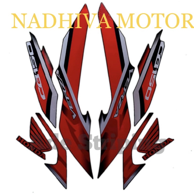 striping stiker honda cb verza 150 2021