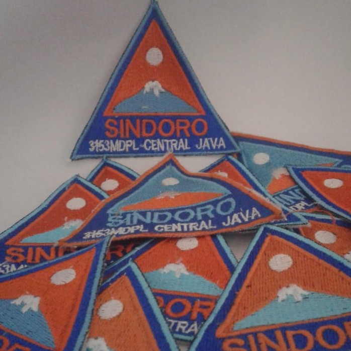 EMBLEM BORDIR PENDAKI GUNUNG SINDORO