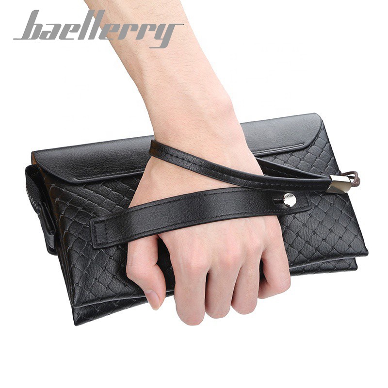 BAELLERRY A418-21 Clutch Pria Wanita Bahan Kulit PU Leather Premium WATCHKITE WKOS