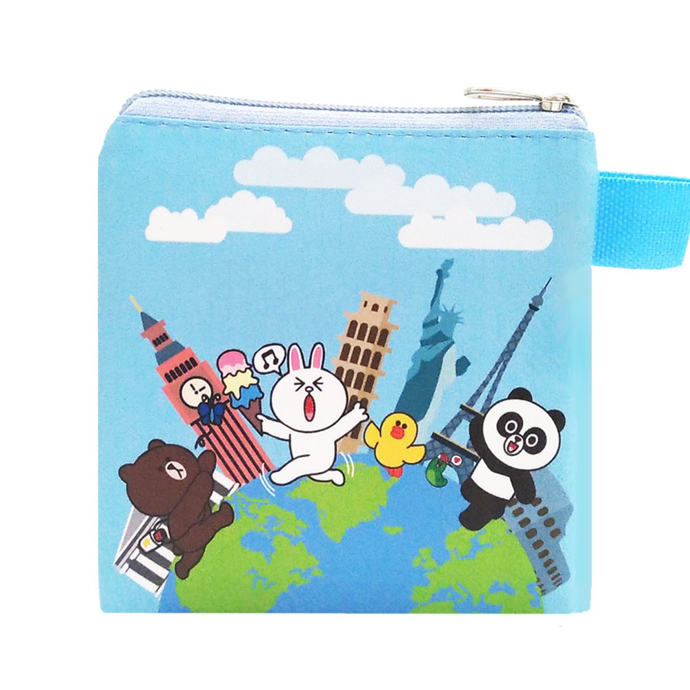Mini Wallet Line Karakter Dompet Koin Anak