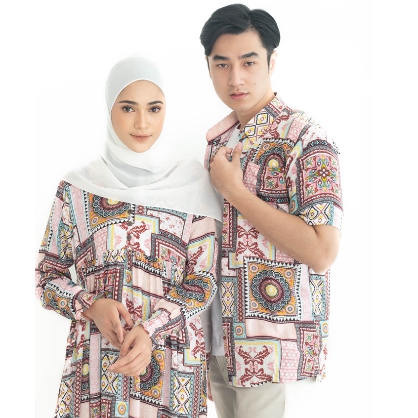 COUPLE SET SERI 1 I Set couple keluarga untuk kondangan bahan Rayon I Serasi dan nyaman