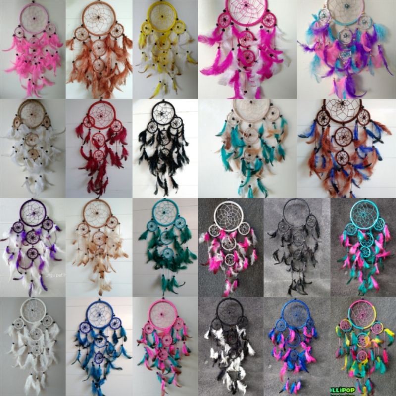 Jual PROMO DREAM CATCHER BALI 12CM DAN 9CM PILIH WARNA Shopee Indonesia