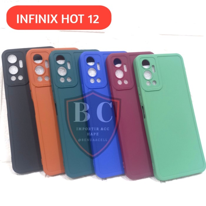 CASE INFINIX HOT 12 - SOFTCASE PRO CAMERA INFINIX HOT 12 HOT 12 PLAY