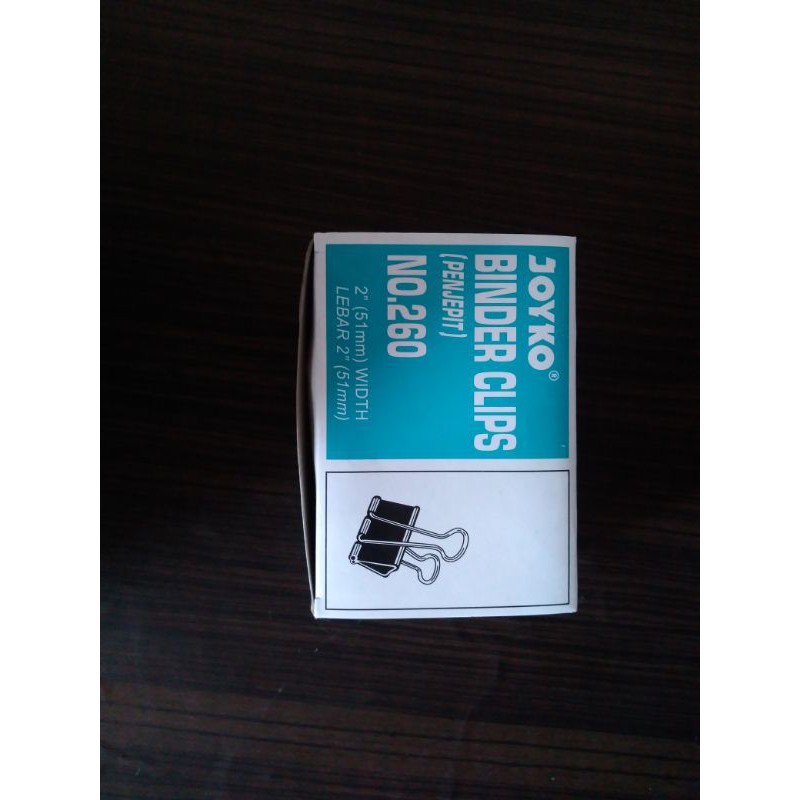 

binder clip klip kertas joyko no 260 (1 lusin)