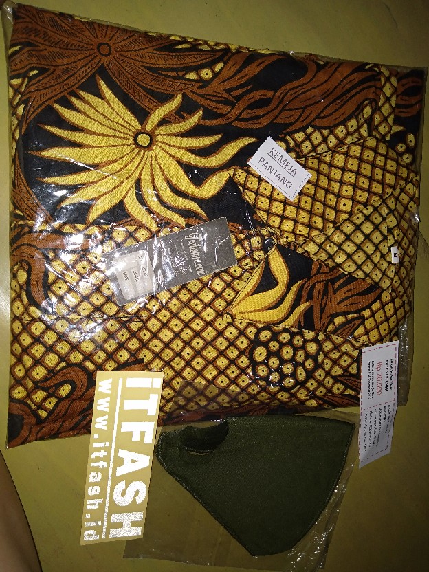 Trolis Grosir Batik Pasangan Sarimbit Couple Motif Omah Tawon Batik Seragam Kerja Kantor Kuliah