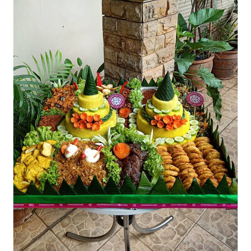 Nasi Tumpeng Tampah 50 org - Nasi kuning enak - Nasi Tumpeng - Nasi Tumpeng Tampah