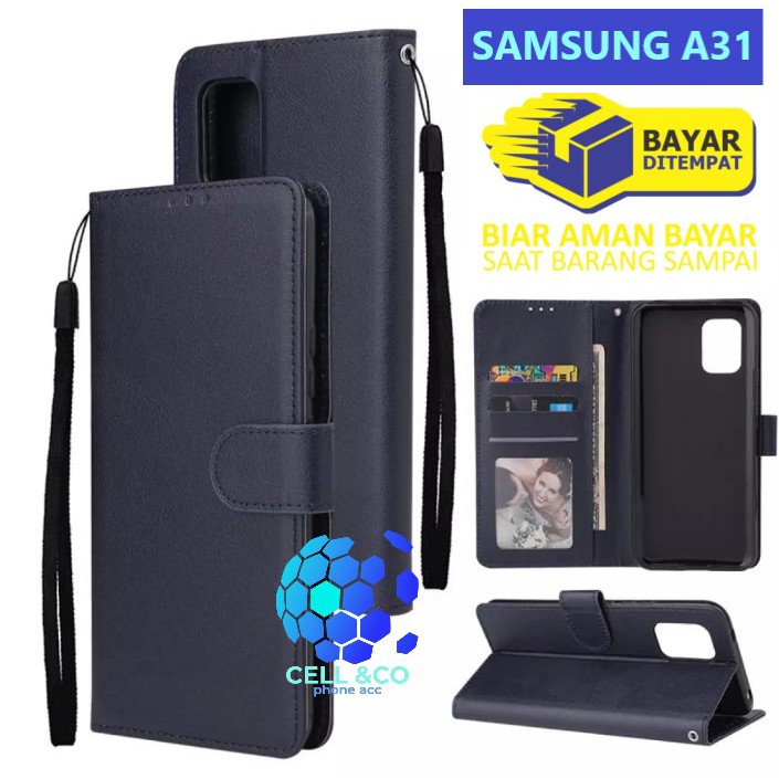 Flip cover SAMSUNG A31 Flip case buka tutup kesing hp casing flip case leather wallet