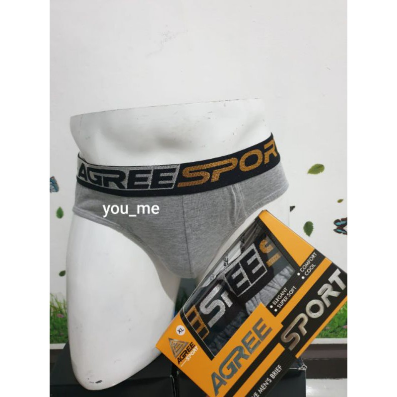 celana dalam pria agree sport 2327 / Harga 2 PCS