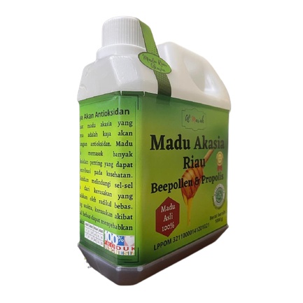 MADU AKASIA 1 KG MADU ASLI RIAU / Acasia Honey 1 kg Pure 100%- free Madu Manggis 150 gr