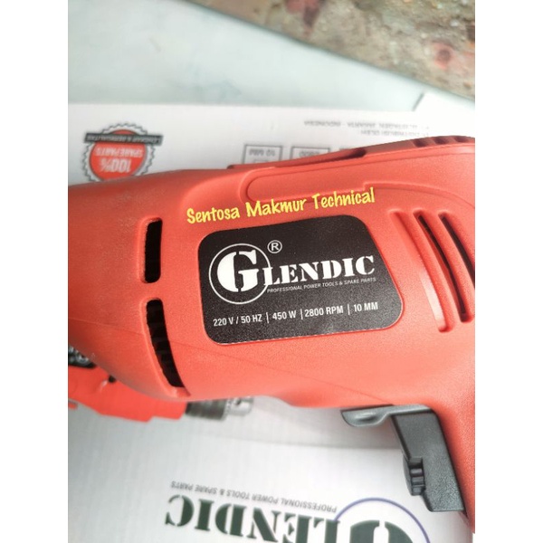 GLENDIC GL 10RE Mesin Bor Listrik Tangan Bolak Balik 10 mm 10mm