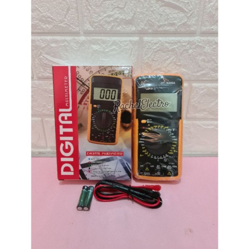 Multi Tester DT 9205 Multitester Digital DT9205 Alat Ukur Tester 9205 Multitester 9205