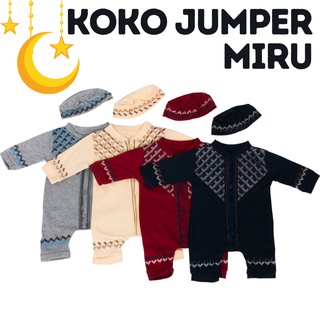 GROSIR koko jumper miru(navy-blue grey-maroon-krem)