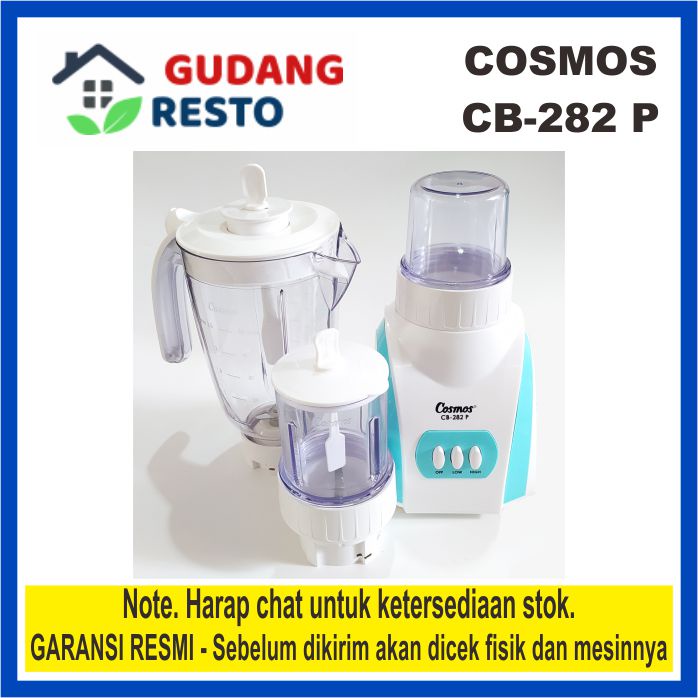 Cosmos Blender 3 in 1 Plastik CB-282P / CB 282 P / CB 282P Juice Bumbu Basah Bumbu Kering