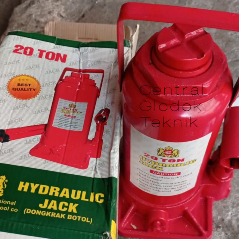 (CGT)  dongkrak hidrolik 20 ton dongkrak  hydraulic botol