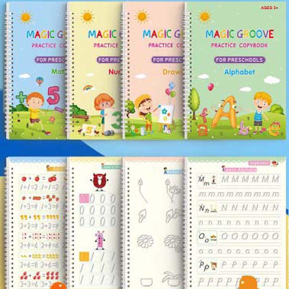 Mxbeauty Kids Copybook Bahasa Inggris Pegang Pulpen Huruf Inggris Menggambar Latihan Bahasa Inggris Gratis Lap Matematika Stiker Tulisan Inggris