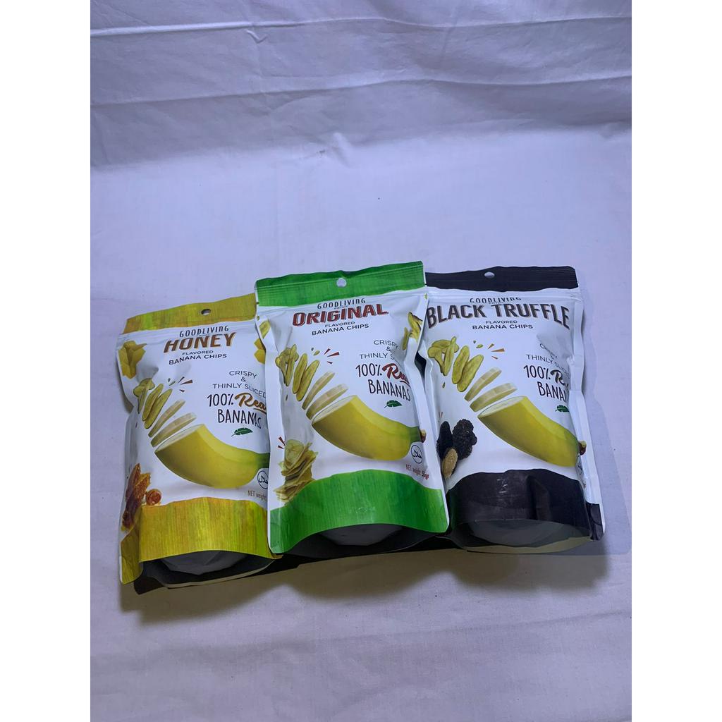 

Goodliving rasa MADU Banana Chips 55gr - Keripik Pisang Original