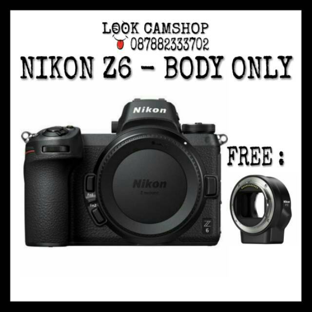 Jual KAMERA MIRRORLESS NIKON Z6 Z 6 BODY ONLY Shopee Indonesia