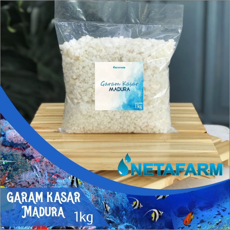 

Garam Kasar Kristal Krosok Natural Asli Madura 1kg