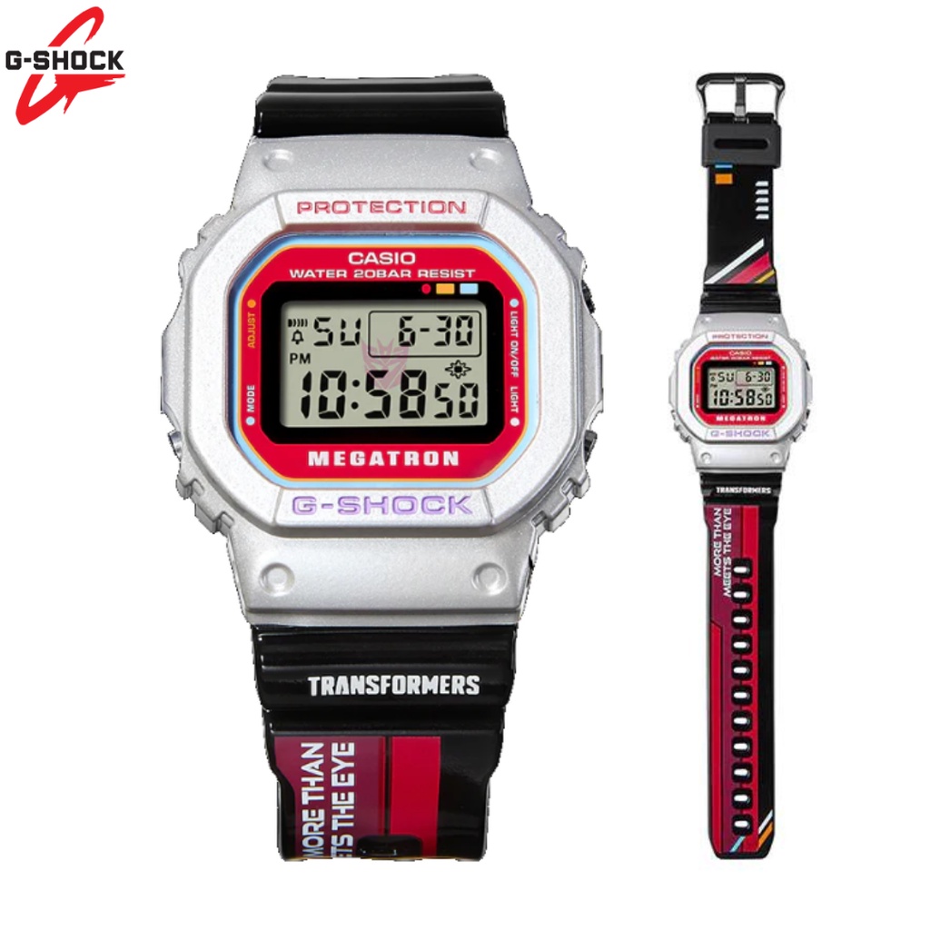 Casio G SHOCK 2022 x &quot;TRANSFORMERS&quot; Back to the 80s Series &quot;MEGATRON&quot; Limited Edition DW-5600MEGA22-9PFT