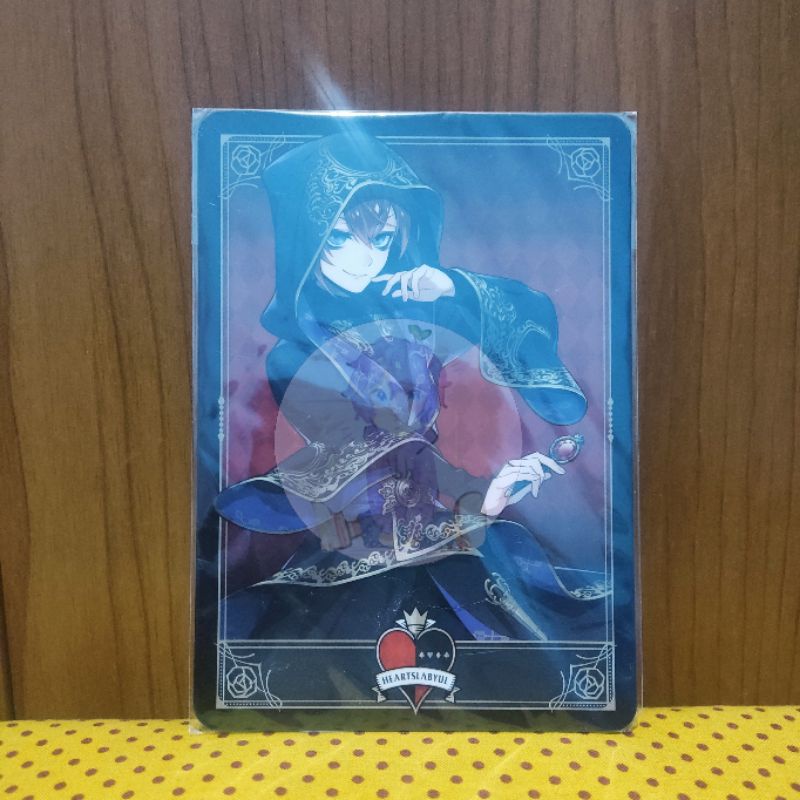 Twisted Wonderland Riddle Rosehearts Clear Postcard