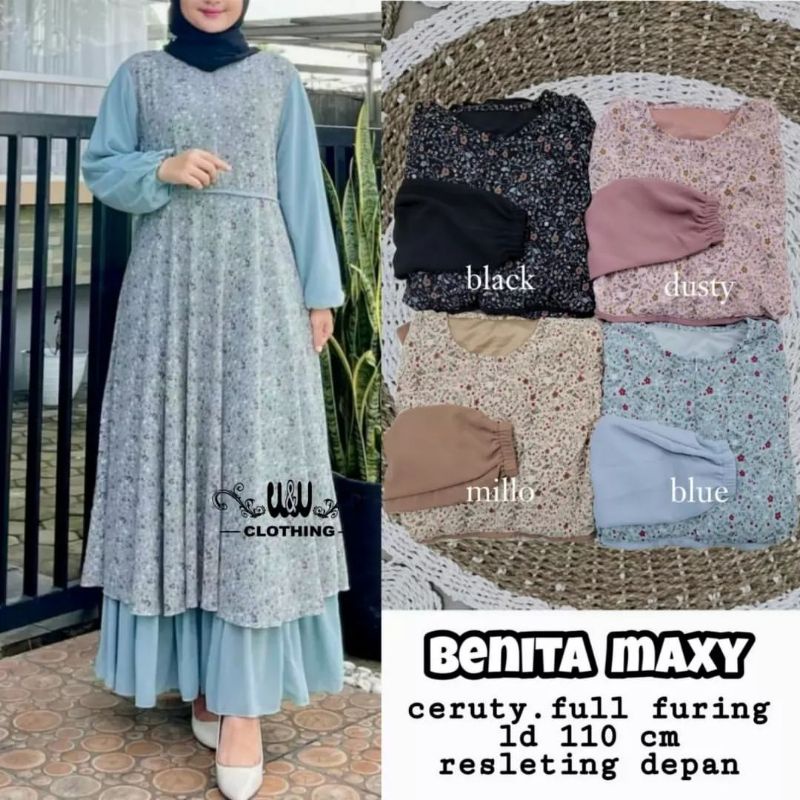 gamis benita maxy benita dress