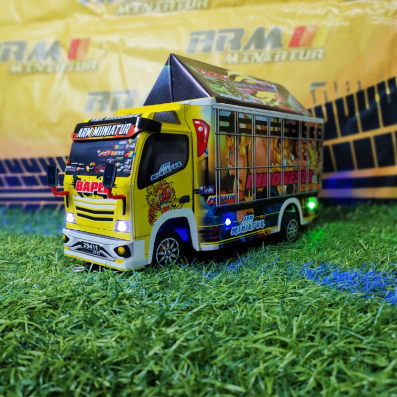 Grosir Mainan Anak Truk Oleng Mobil Mobilan Anak Remote Control Canter Modif Full Lampu