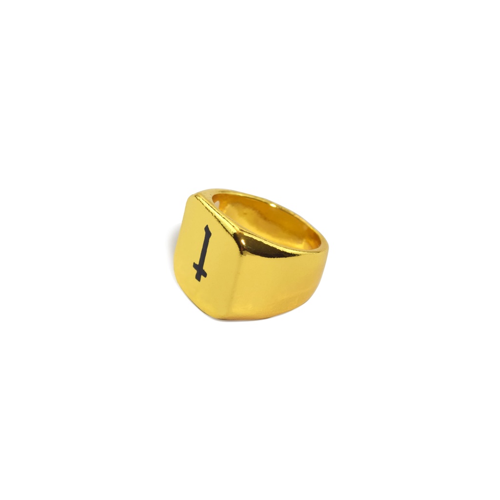 Heretic - Ring / Cincin - Gold Logo