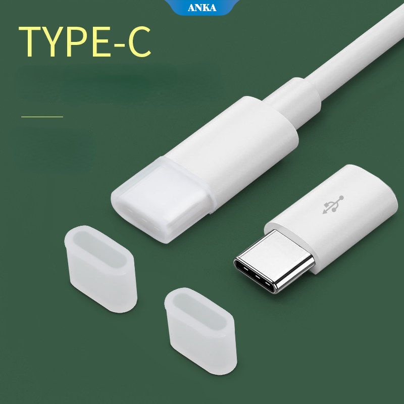 #5-10PCS Tipe-C steker debu penutup pelindung silikon USB, cocok untuk jalur transmisi data Tipe-c Huawei OPPO Xiaomi