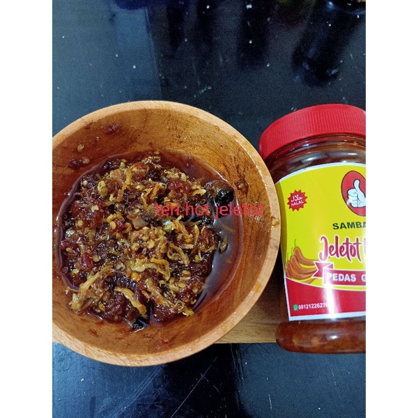 

sambal teri jeletot Mak Rin, sambal pedas nampol teri, pedas hot