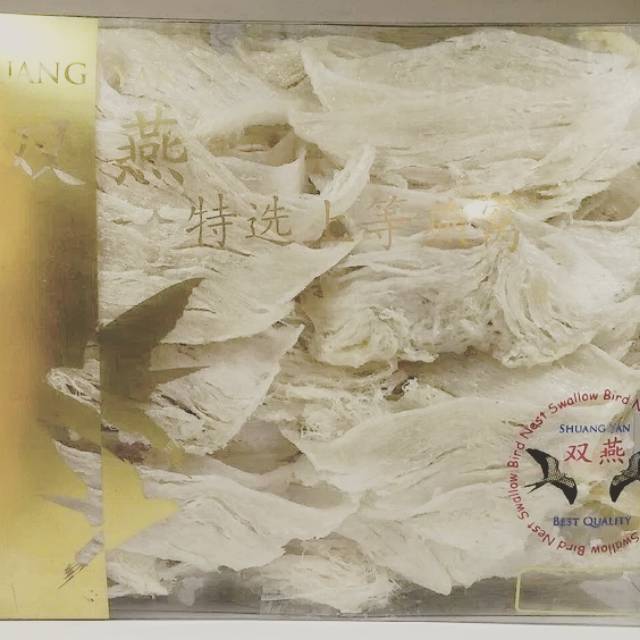 

Sarang burung walet kering - shuang yan premium - patahan besar 8 gram