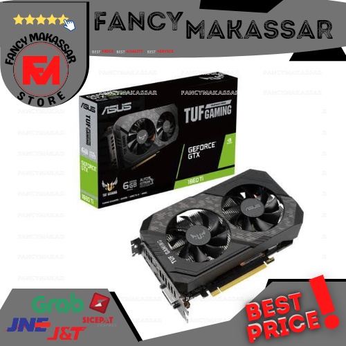 VGA ASUS TUF Gaming GeForce GTX 1660 Ti EVO 6GB GDDR6 | GARANSI RESMI | FANCY_MAKASSAR