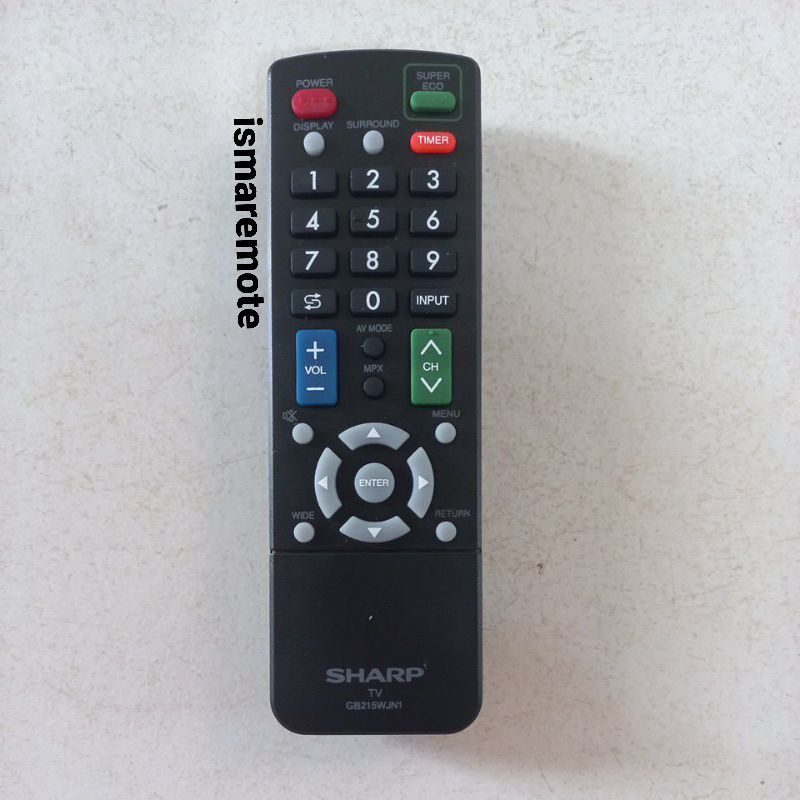 REMOTE REMOT TV SHARP AQUOS LCD LED GB215WJN1 ORIGINAL