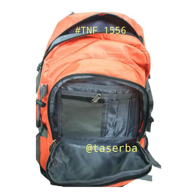 jp49 tas ransel outdoor daypack gunung the north face tnf 1556 original - merah zc1s