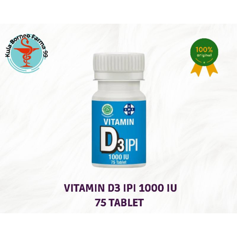 IPI Vitamin D3 1000 iu 75 tablet