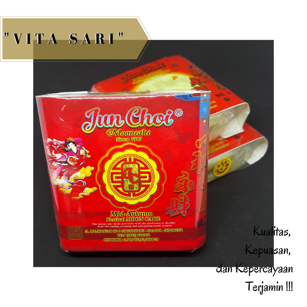 

[ JUNCHOI ] MOONCAKE / KUE BULAN / LAPIA / LA PIA / TAUSA PIA / JIUTUI / JIU TUI UK JUMBO